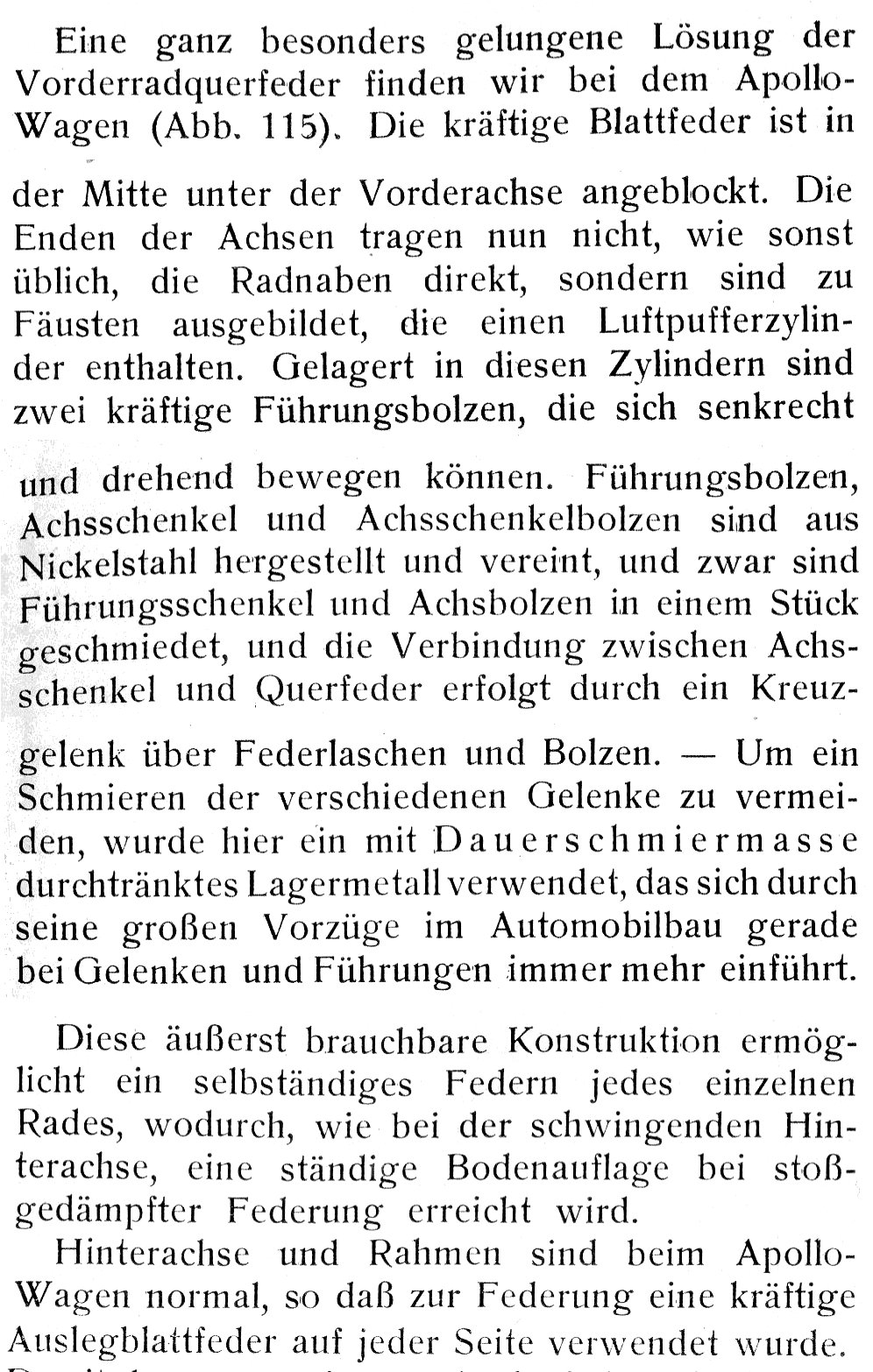 Vorderachse