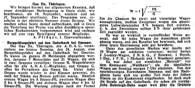 ADAC-Bericht