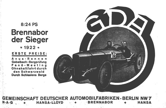 GDA-Werbung