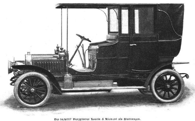 Vierzylinder-Stadtwagen 