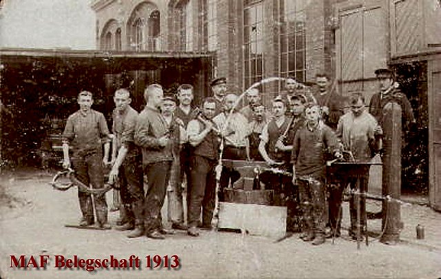 MAF Belegschaft 1913