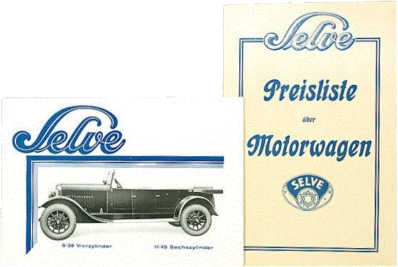 Selve Preisliste 1926