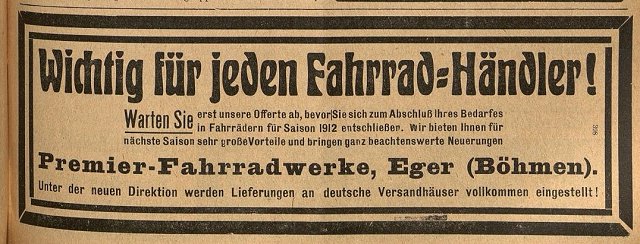 Werbung 1911