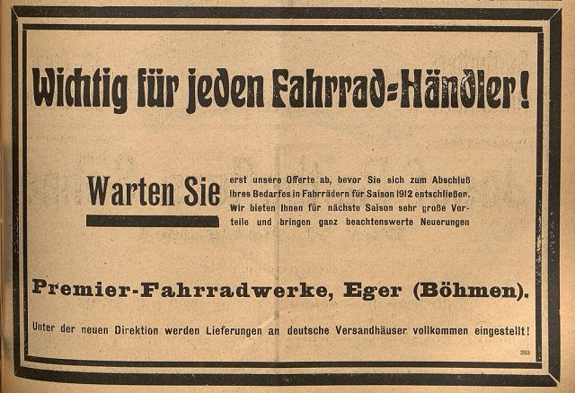 Werbung 1911